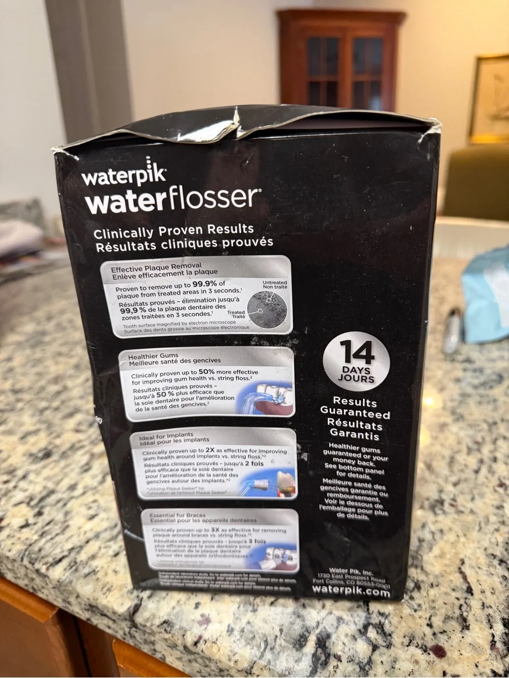 Waterpik Water Flosser Aquarius Professional - Black